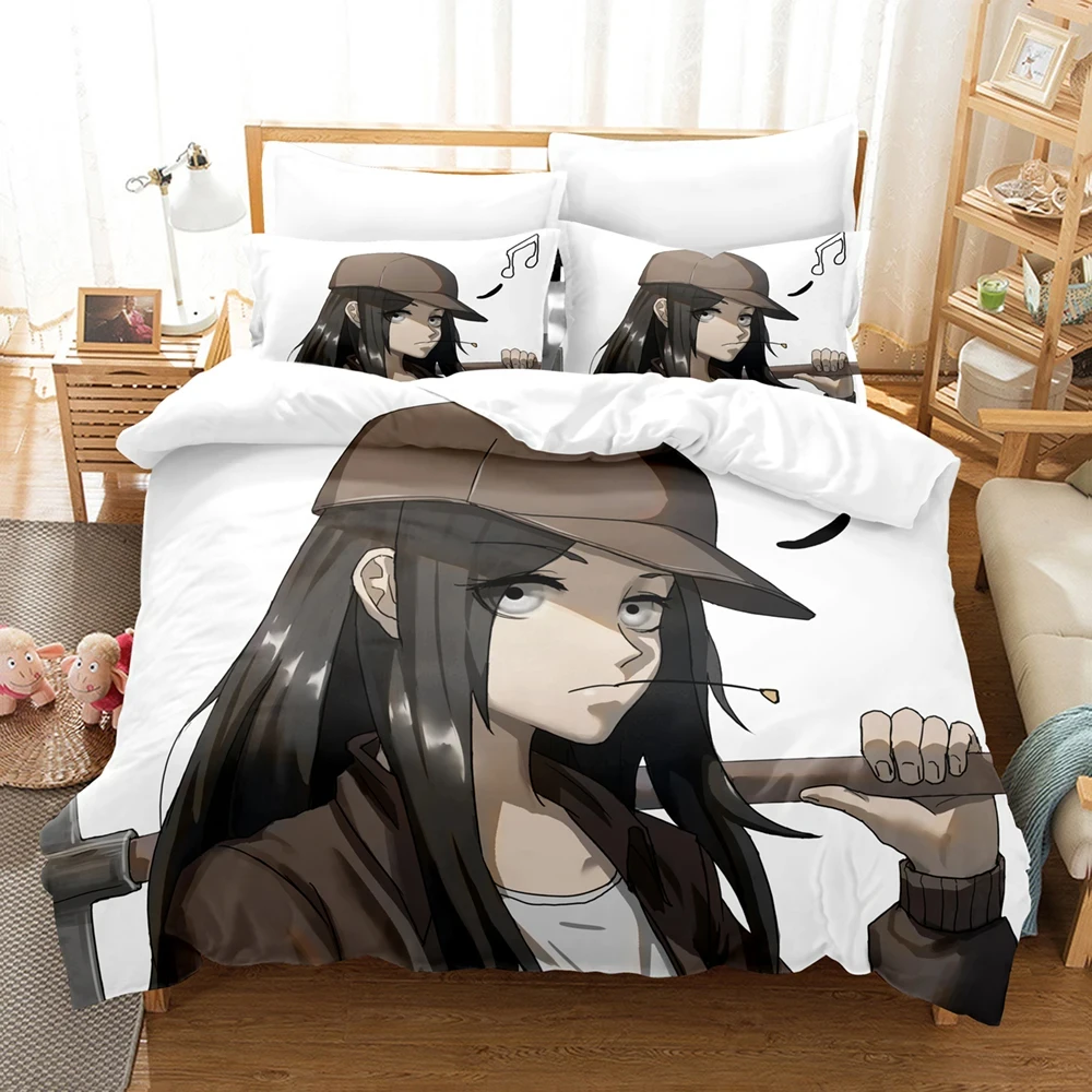 Anime The Outcast Under One Person Bedding Set,Duvet Cover Bed Set Quilt Cover Pillowcase,King Queen Twin Size Boys Girls Adults