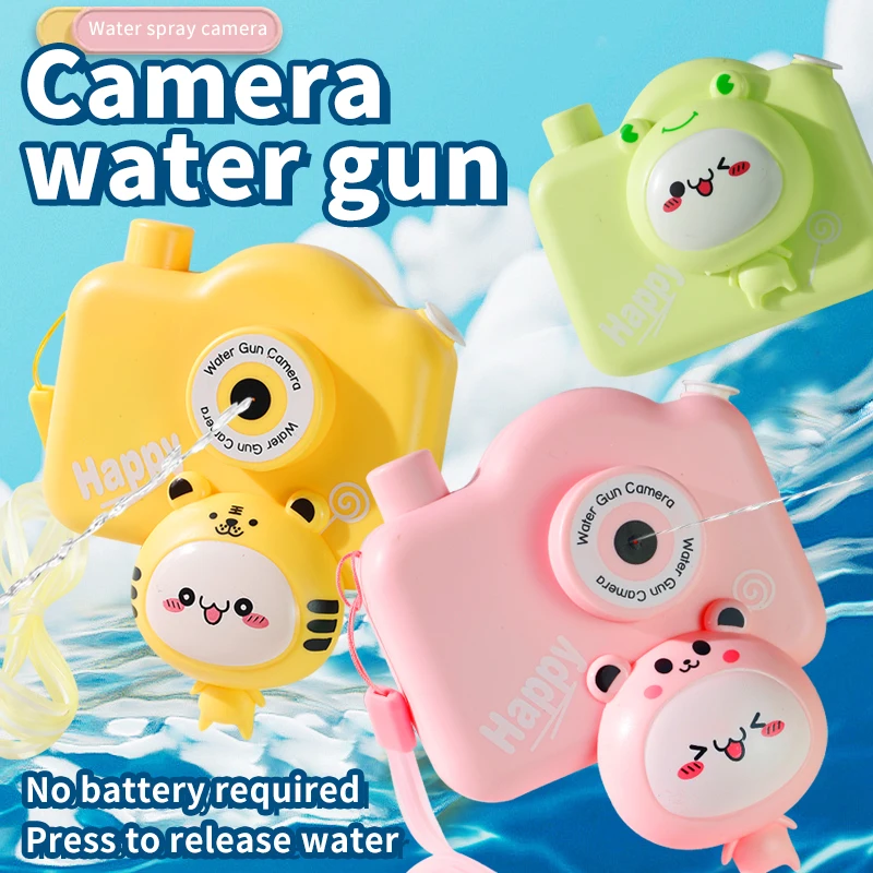 Water Gun Summer Toys for Kids camera toys Cartoon Water Gun Outdoor Game Summer Toys Sport Party Toys Gifts