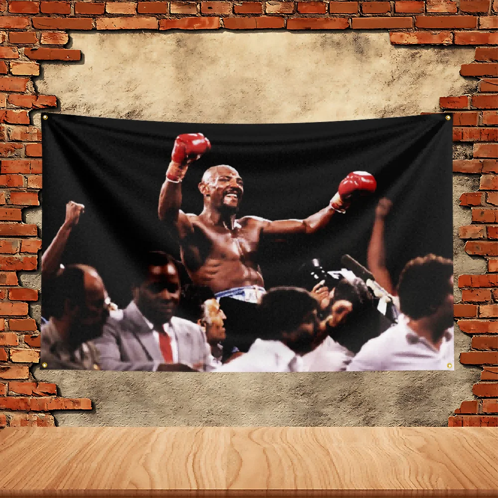 90X150ft Marvin Hagler Boxing Party Flag Polyester Printed Flag Banner Tapestry for Garden Garage Decoration Concert Flag