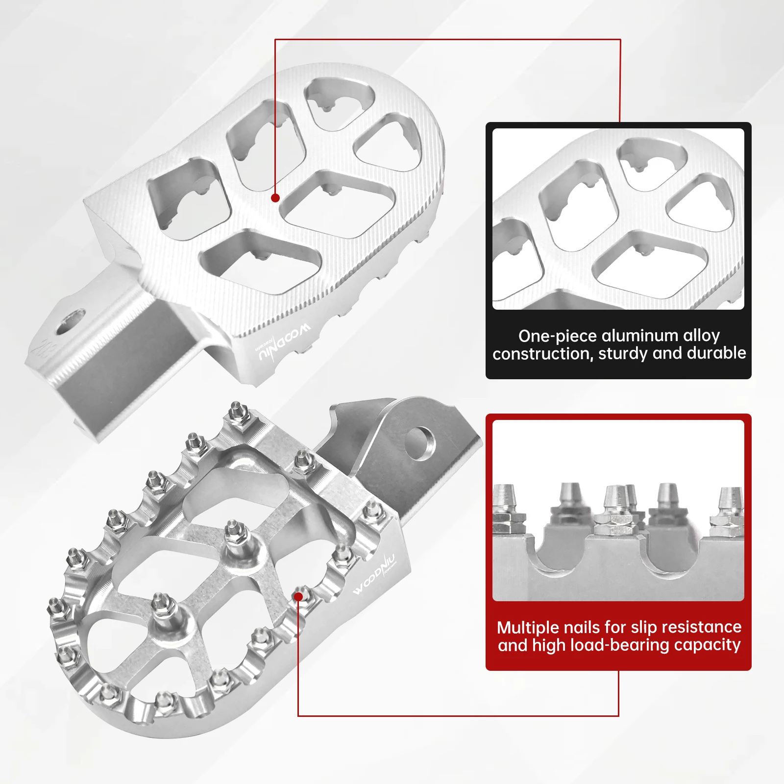 

Electric Dirt Bike for Surron Foot Peg Motorcycle Accessories CNC Rest Footpegs for SURRON Light Bee X/S Talaria Segway X160X260