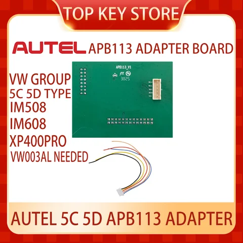 Адаптерная плата Autel 5C 5D APB113 для программирования ключей для моделей VW Group 5C 5D, совместимая с IM508, IM608, XP400Pro, Ikey, VW003, Autel Smart Key, IMKPA.