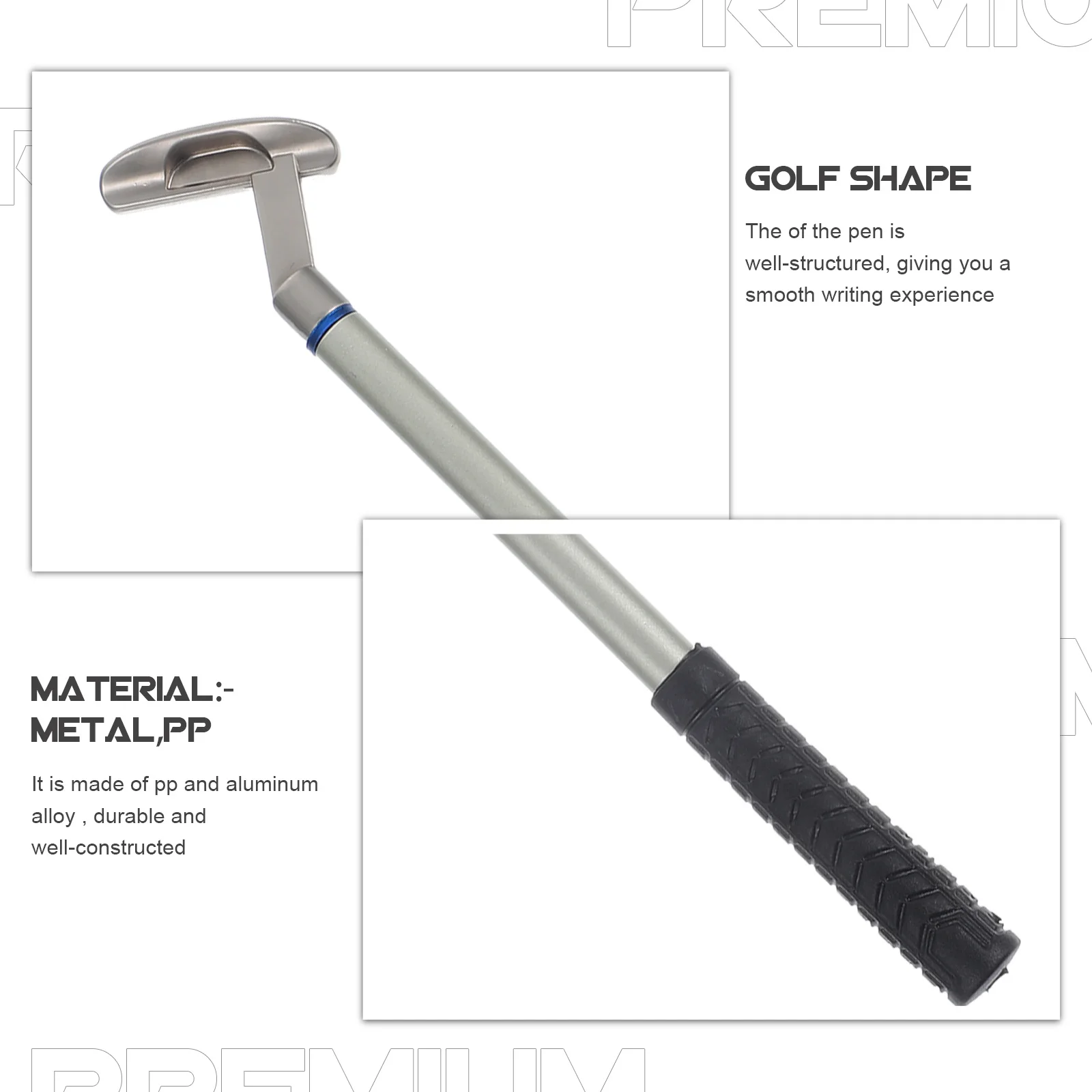 كرة جولف قلم تحديد تصميم نحاسي صغير قلم حبر جاف معدني هدية للرجال مكتب القرطاسية هدايا الزفاف الجدة أقلام زميل العمل الهدايا