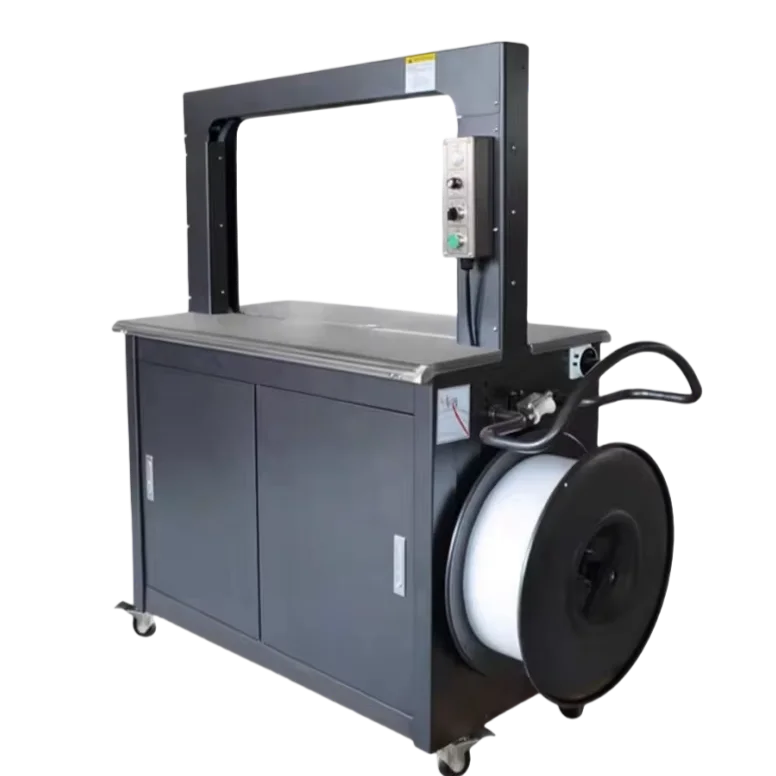 High-Speed Automatic Cardboard Box Bundling Machine 5MM PP Belt Strapping Machine for Carton Packaging