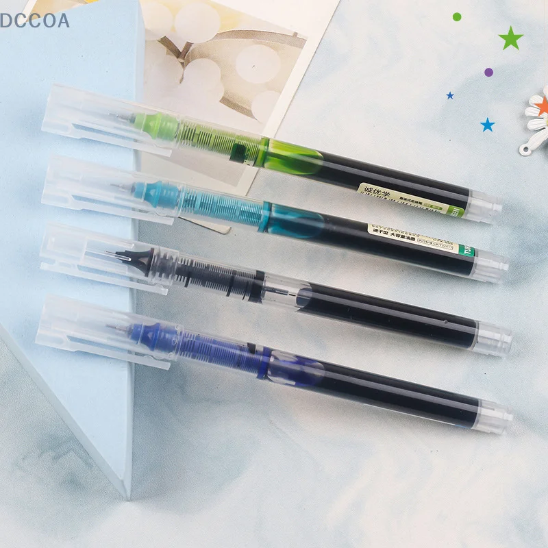 Direct Liquid Quick-drying Roller Pen Neutral Pen Carbon Water Pen Hand Book Color 12 Color 0.5mm Pen Large Capacity