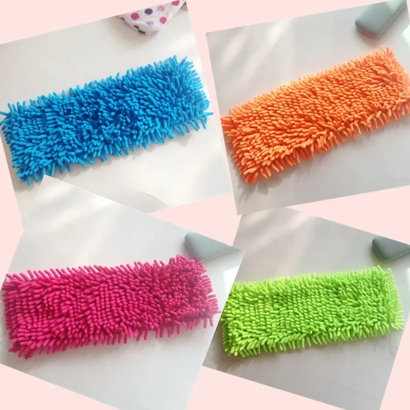 Bathroom Accessories Replacement Microfiber Mop Washable Head Pads Fit Flat Spray Mop Kitchen Household Floor Cleaning Tool