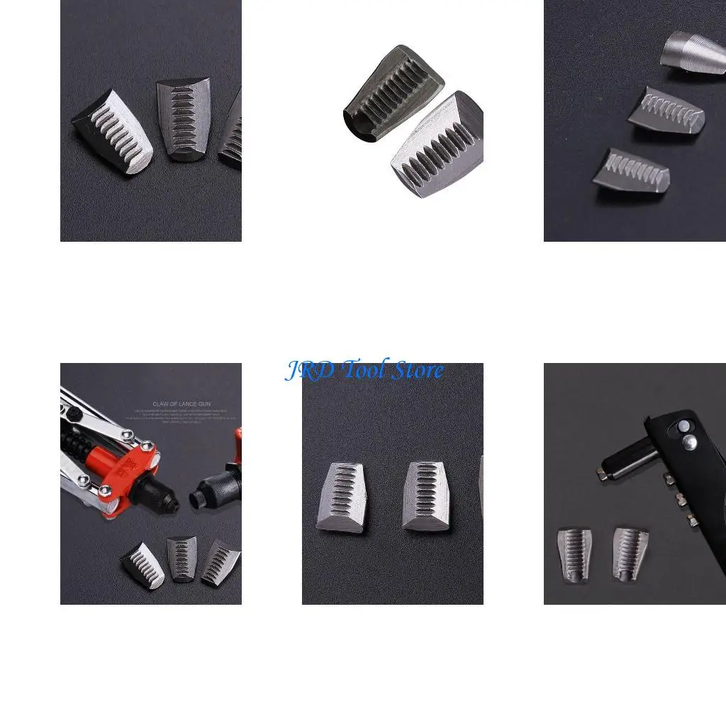 

A2UD 2/3pcs Pneumatic Rivet Claw Piece Manual Single Double Handle Riveting Tool