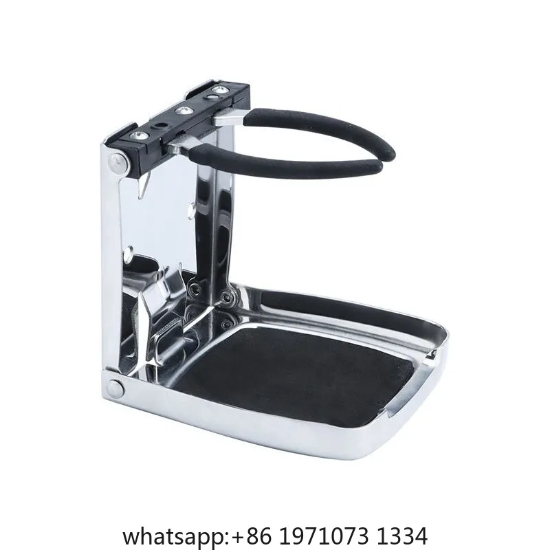 Car folding cup holder expander kettle holder stainless steel RV truck water cup holder marine