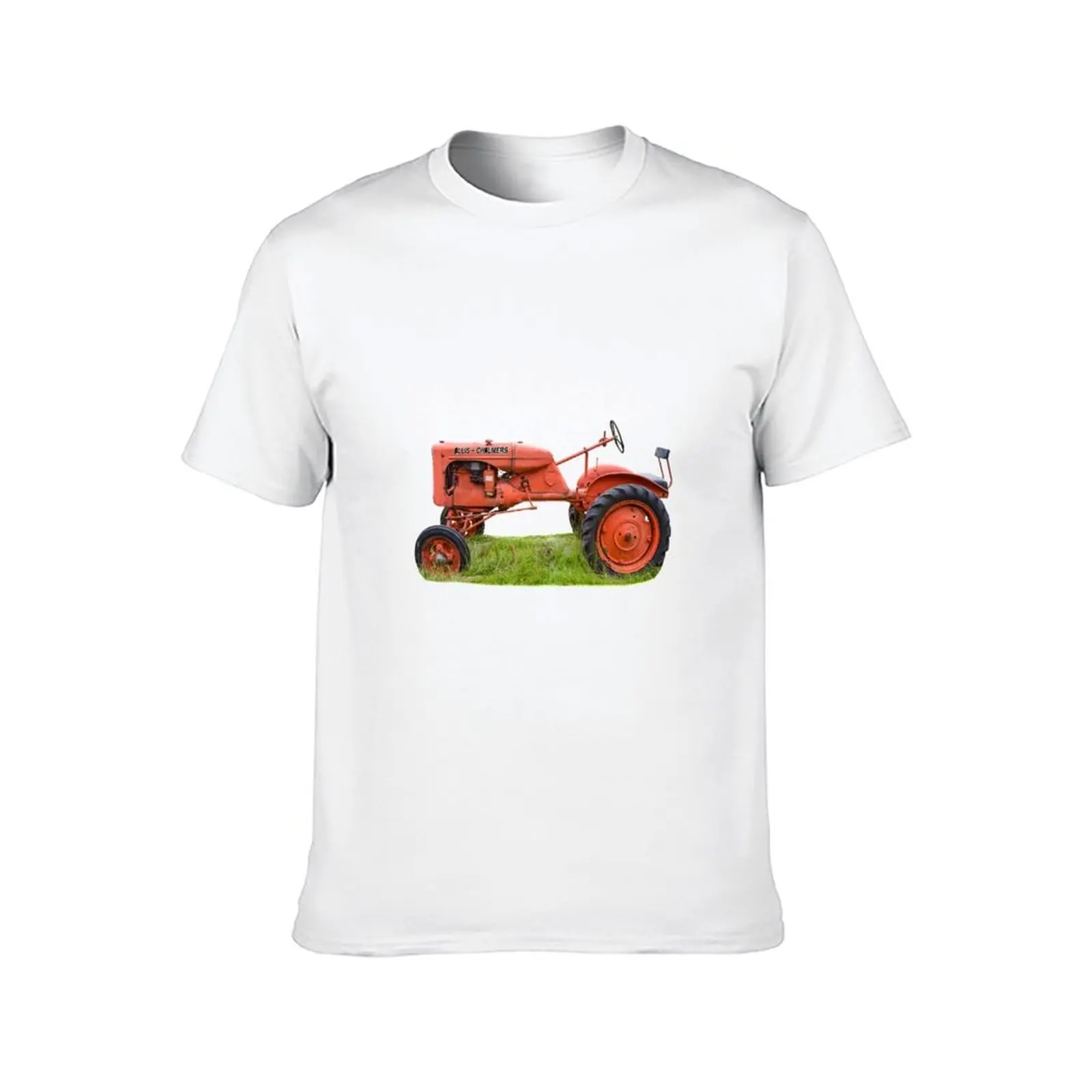 Vintage tractor Allis Chalmers T-Shirt man t shirts for men man t shirt cotton high quality T-Shirt
