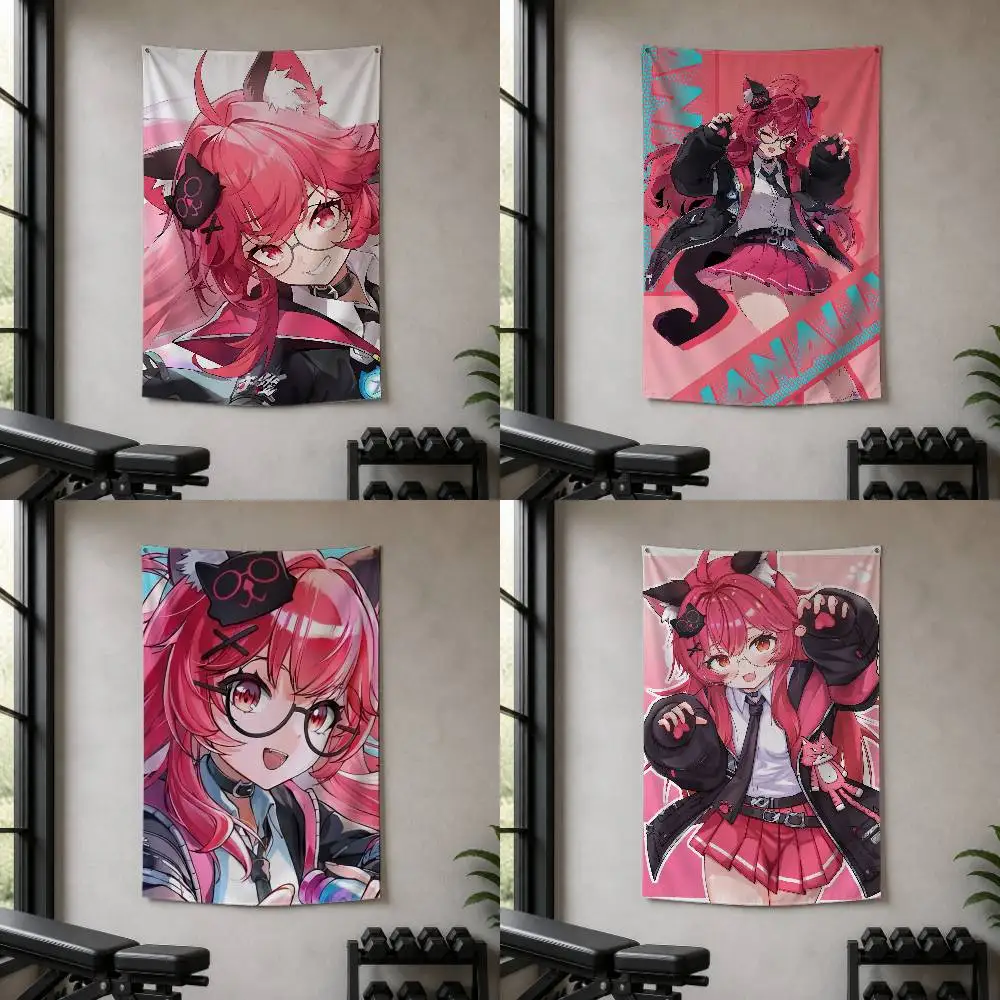 N-Neverness to Everness Nanally  Decorative Wall Flag Banner for Home Garden Garage Indoor Outdoor Decor