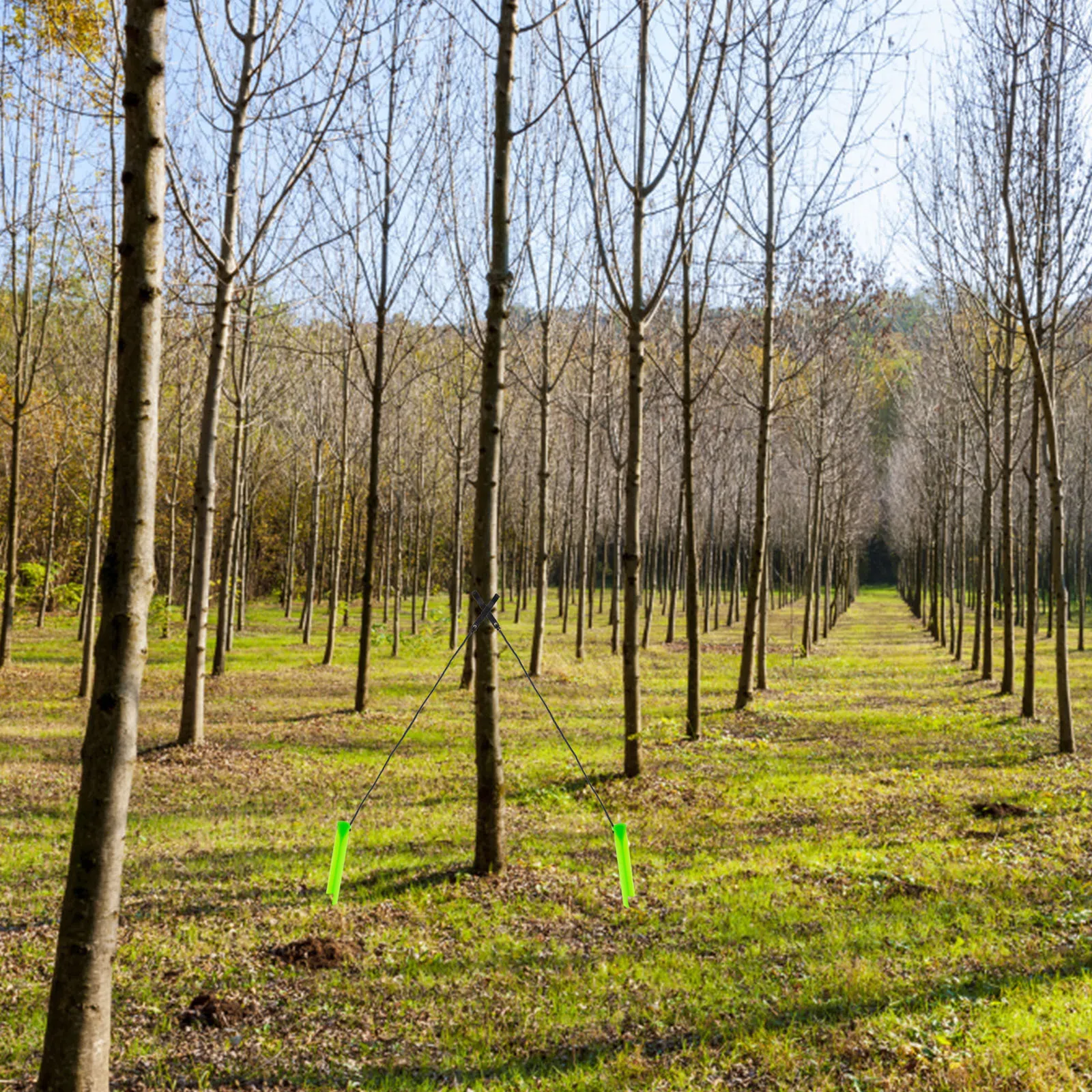 

1Set Tree Staking Tool Kit Durable Nylon Straps Stakes Garden Plant Anchoring Tree Stakes Kit Plant Support Anchor