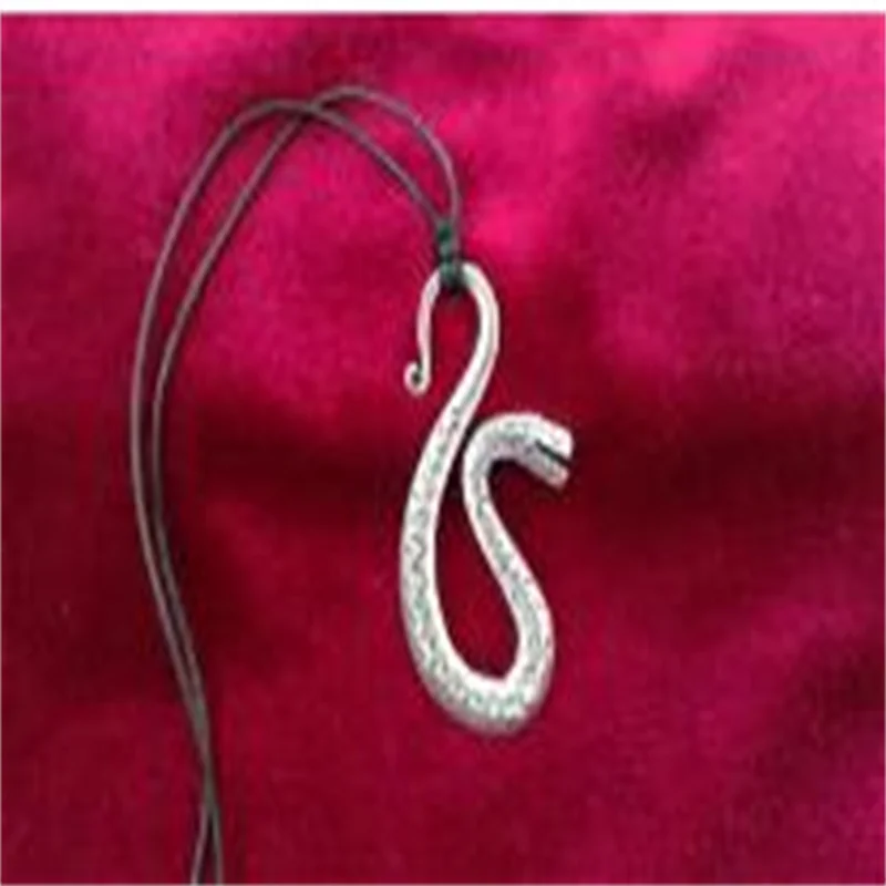 Guizhou Miao Ethnic Jewelry Handmade Miao Silver Necklace Necklace Chain Pendant