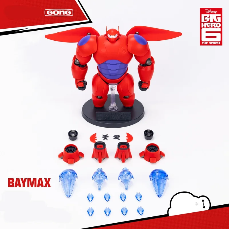 العلامة التجارية الجديدة حقيقية GONG Big Hero 6 BAYMAX سلسلة تجميعها نموذج BAYMAX 18 سنتيمتر تجميعها عمل الشكل الصبي هدية