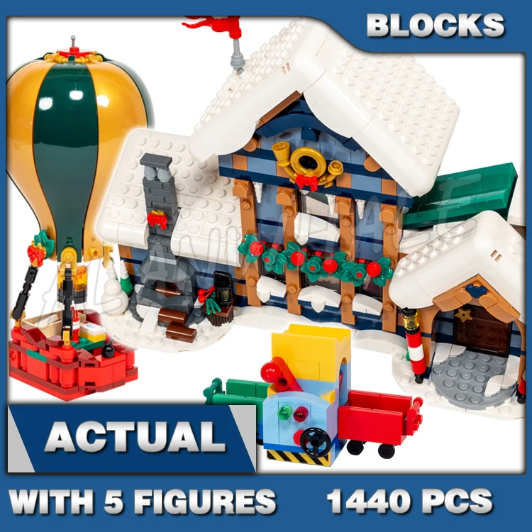 

1440pcs Creator Winter Village Santa's Post Office Christmas Home Decor 25339 Building Blocks Sets Compatible With Model