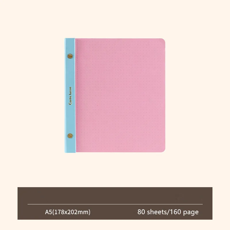 MINKYS A5 quaderno a pois colorati Planner annuale giornaliero settimanale Memo Pad Agenda Book Kawaii School Stationery