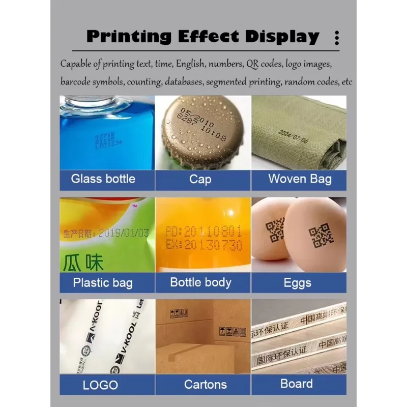 Mesin Printer Label Portabel 12.7MM Murah untuk Kartu Plastik ID PVC Printer Inkjet Manual