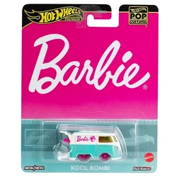 Mattel-Hot Wheels Premium Car Pop Culture, Barbie KOOL Kombi 1/64, juguete fundido a presión para niños, vehículo de aleación, modelo de regalo de cumpleaños