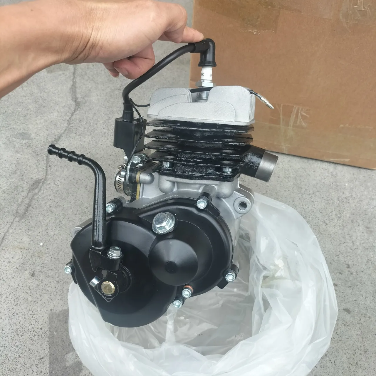 Kart off-road motorcycle parts 39CC-50CC two-stroke KTM50 air-cooled engine aluminum cylinder engine