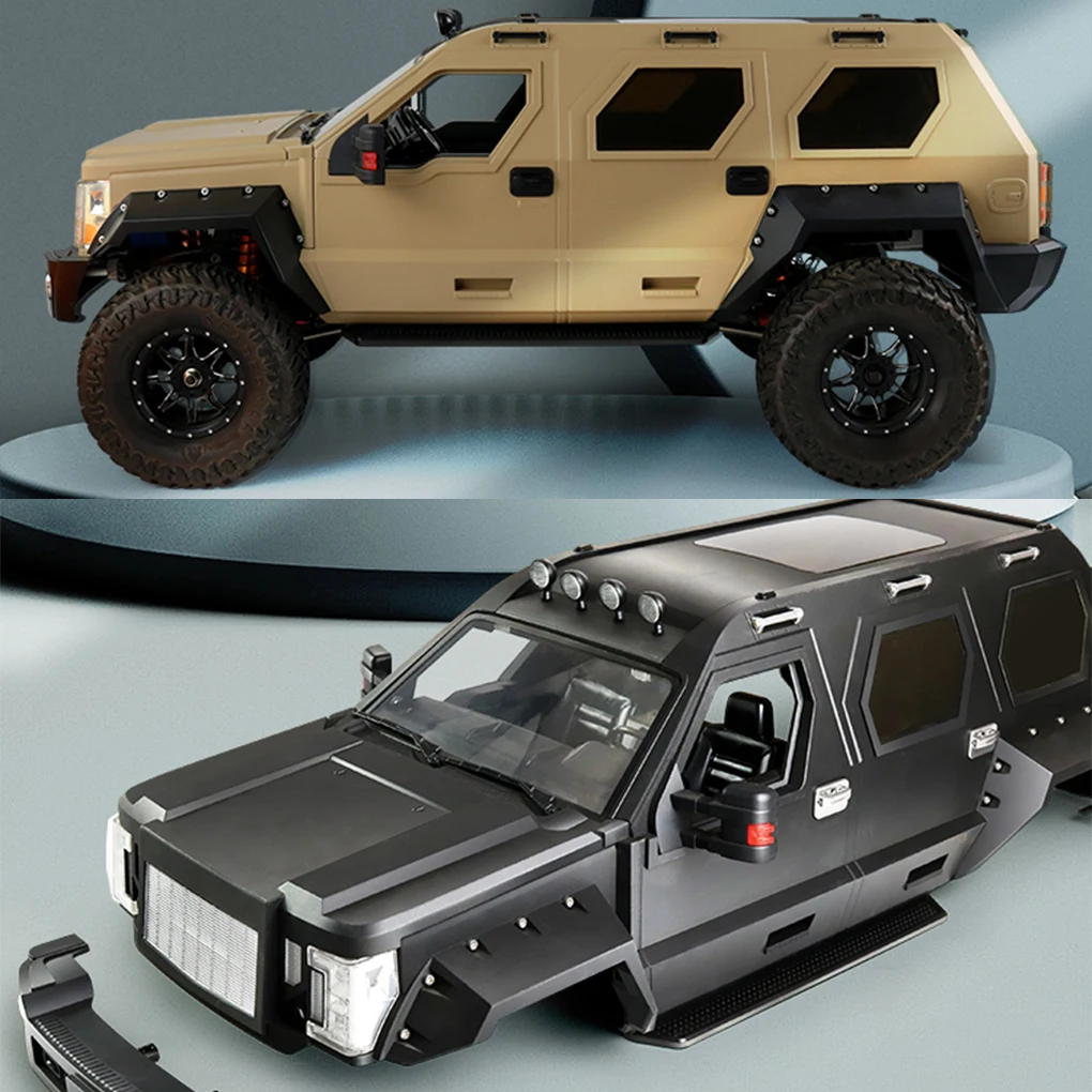 

Hard Plastic 324mm Wheelbase RC Car Body Shell George PATTON Off-Road For TRUCK AXIAL SCX10 TRX-4 1/10 RC Parts