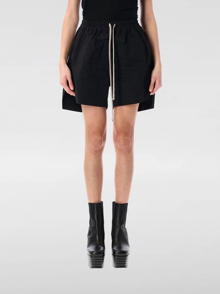 

Woman clothing y2k spring and summer drawstring split five pants elastic waist sports shorts2025 loose fashion women's shorts