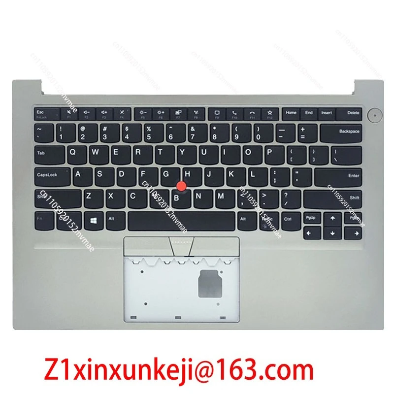 Suitable for Thinkpad E14 R14 Gen2 C Case, No Backlit Keyboard, Silver 5M11A35231