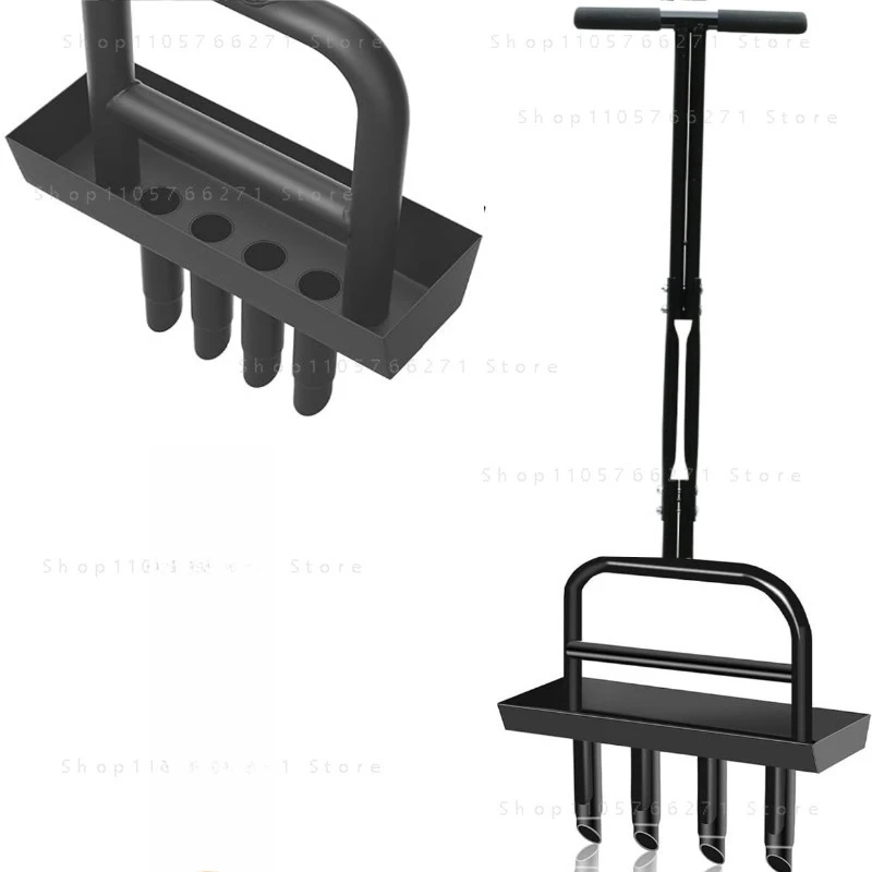 Lawn Aerator Coring Garden Tool Manual Yard Plug Aerators & Clean Tool for Lawn Care Compacted Soil