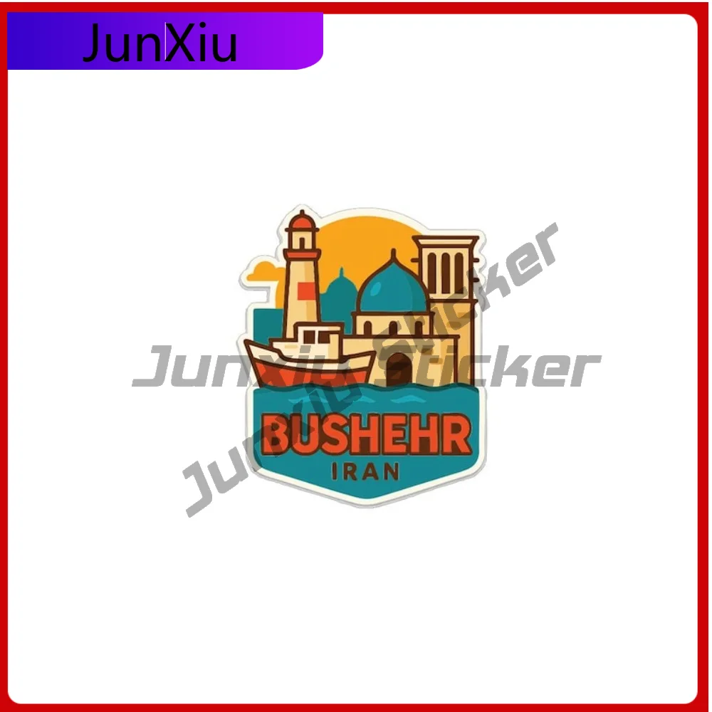 Bushehr Iran Vacation Sticker Pvc Boat Accessories Vinyl Decal X 500 Motorcycle Bumper Truck Electric Scooter Stickers Pattern