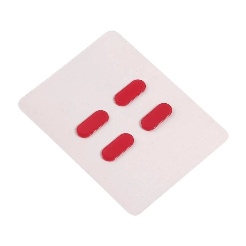 1Set Glass Mouse Feet Mouse Skates Sticker Pad Rounded Glides Curved Edges Replacement for G304 G305