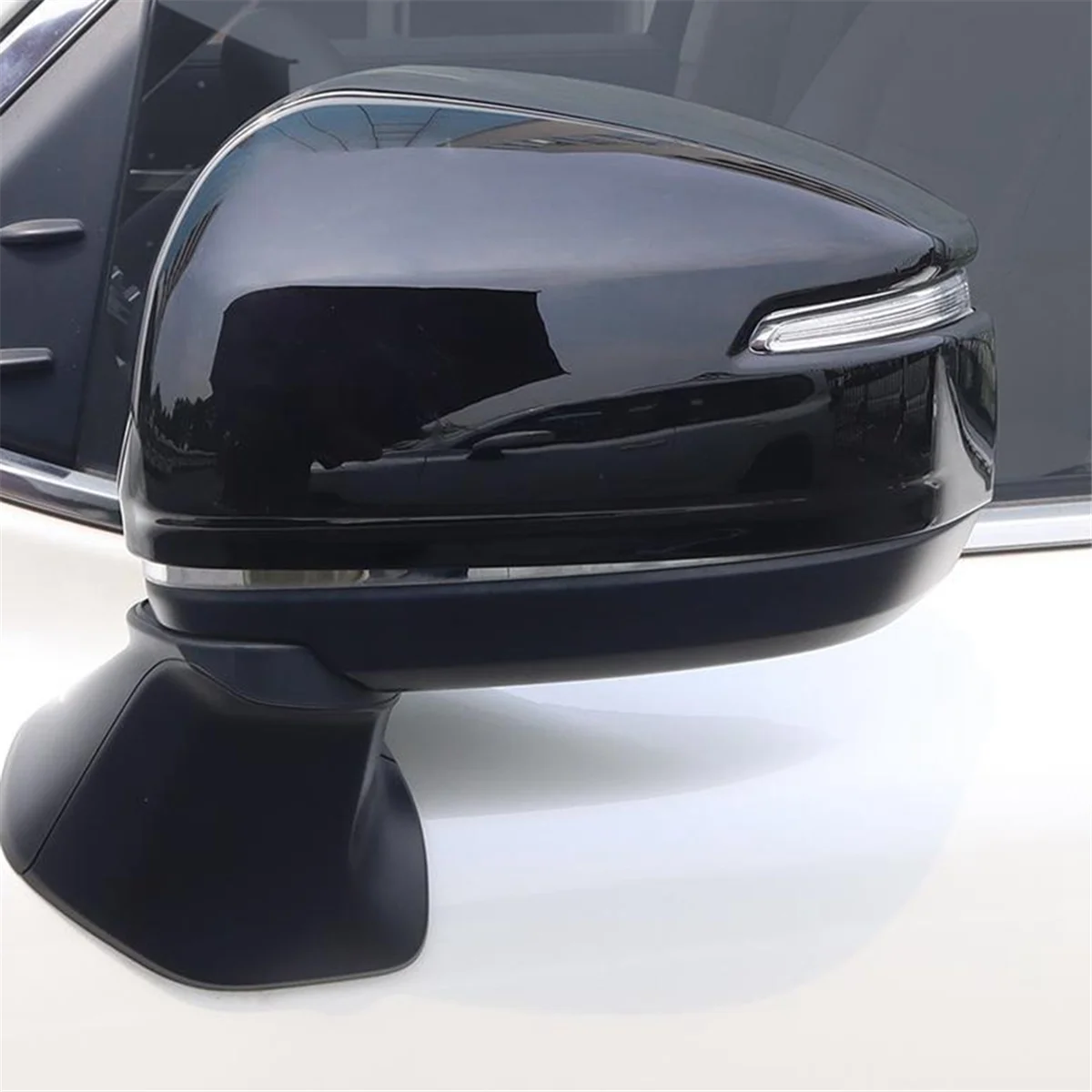 Car Accessories for Toyota Land Cruiser 300 Series LC300 2022 ABS Chrome Side Wing Rear View Rearview Mirror Cap Cover C