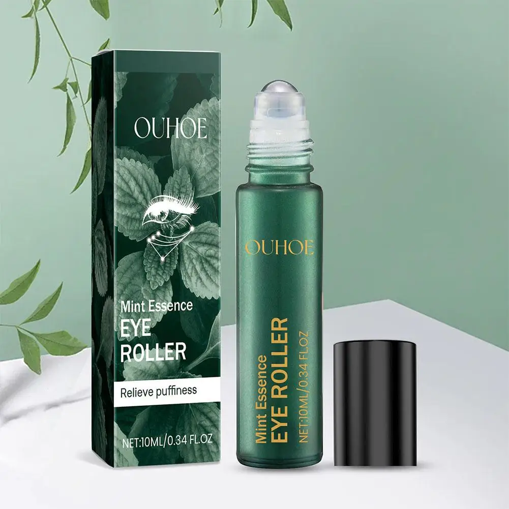 10Ml Mint Essence Eye Roller Serum Anti Donkere Cirkel Wallen Massageapparaat Verstevigende Zorg Hijsen Roller Oog Ooghuid Zakken W1e0