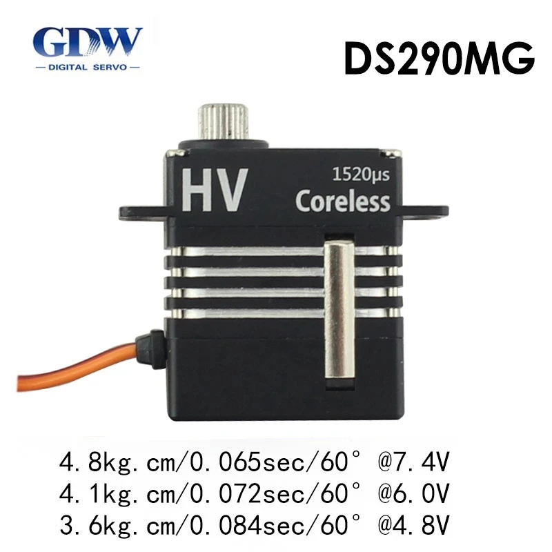 GDW DS290MG DS595MG Digital Coreless Swashplate Servo For Steam AK400 GOOSKY RS4 VENOM ALZRC X360 SAB 380/420 470 RC Helicopter - Image 5