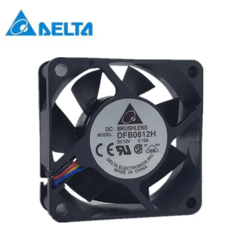 

New delta DFB0612H 12V 0.15A 6025 6cm PWM silent power supply chassis cooling fan