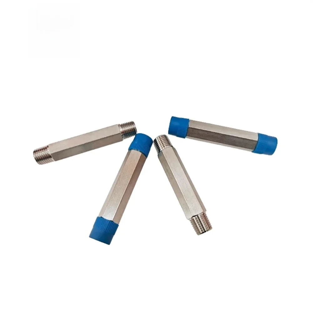 

50mm Stainless Steel 316 Pipe Fitting Hex Long Nipple 1/4 Inch NPT Male X 1/4 Inch NPT Male