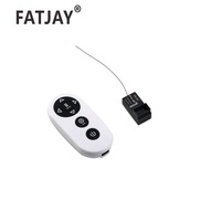 FATJAY KYC-2B 2.4G Mini Wireless One-Hand Remote Control 4-Channel with Dual-Motor Mixing Control Mode Adjustable Fine-Turning