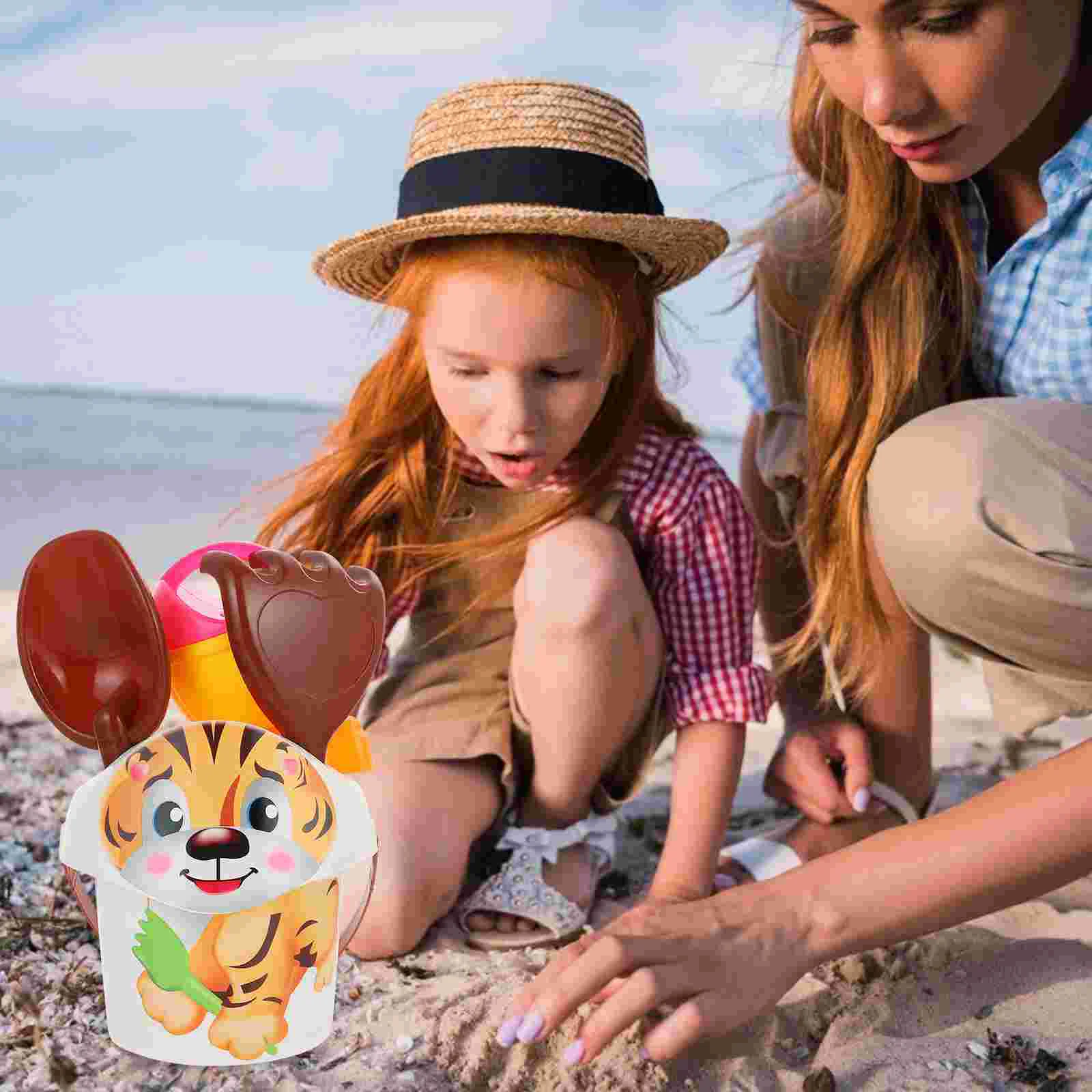 Jouet de plage résistant aux hautes températures, jouets pour enfants, Kit d'outils de seau en plastique