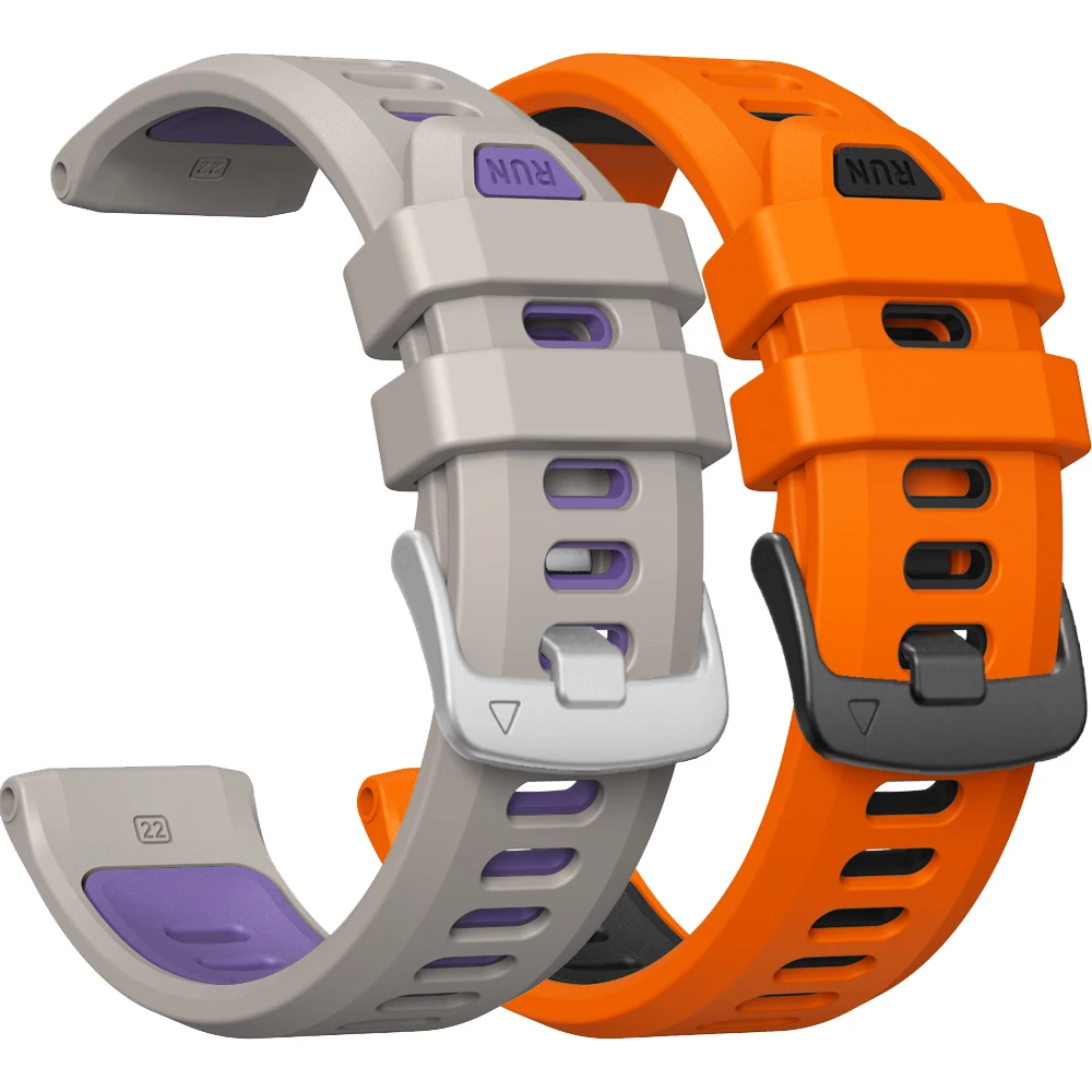 22 مللي متر الرياضة سيليكون حزام ل Garmin Forerunner 970 965 955 945 935 ساعة الأشرطة الفرقة ل Garmin 970 965 955 معصمه سوار