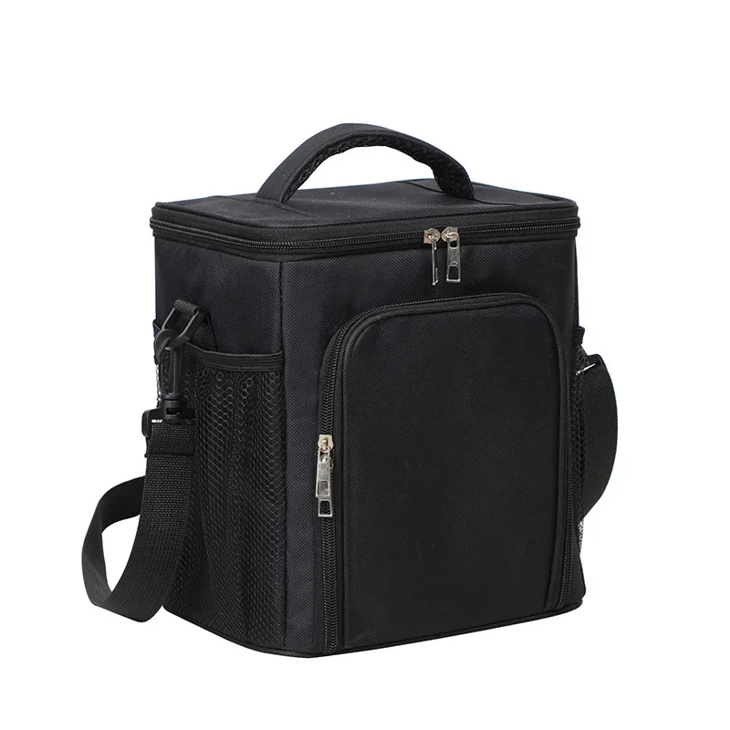 Outdoor Large Capacity Beer Cans Camping Cooler Thermal Bag Multi-pocket Picnic Insulated Lunch Bag With Strap