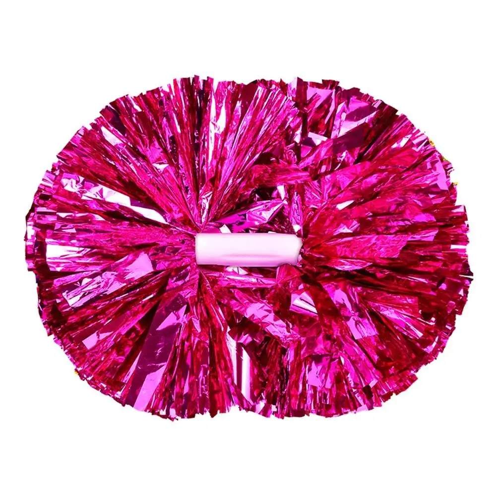 New 30cm*37cm Flower Ball Colorful PET Cheerleading Pom Poms Come On Props Multicolors Dance Props Cheerleading
