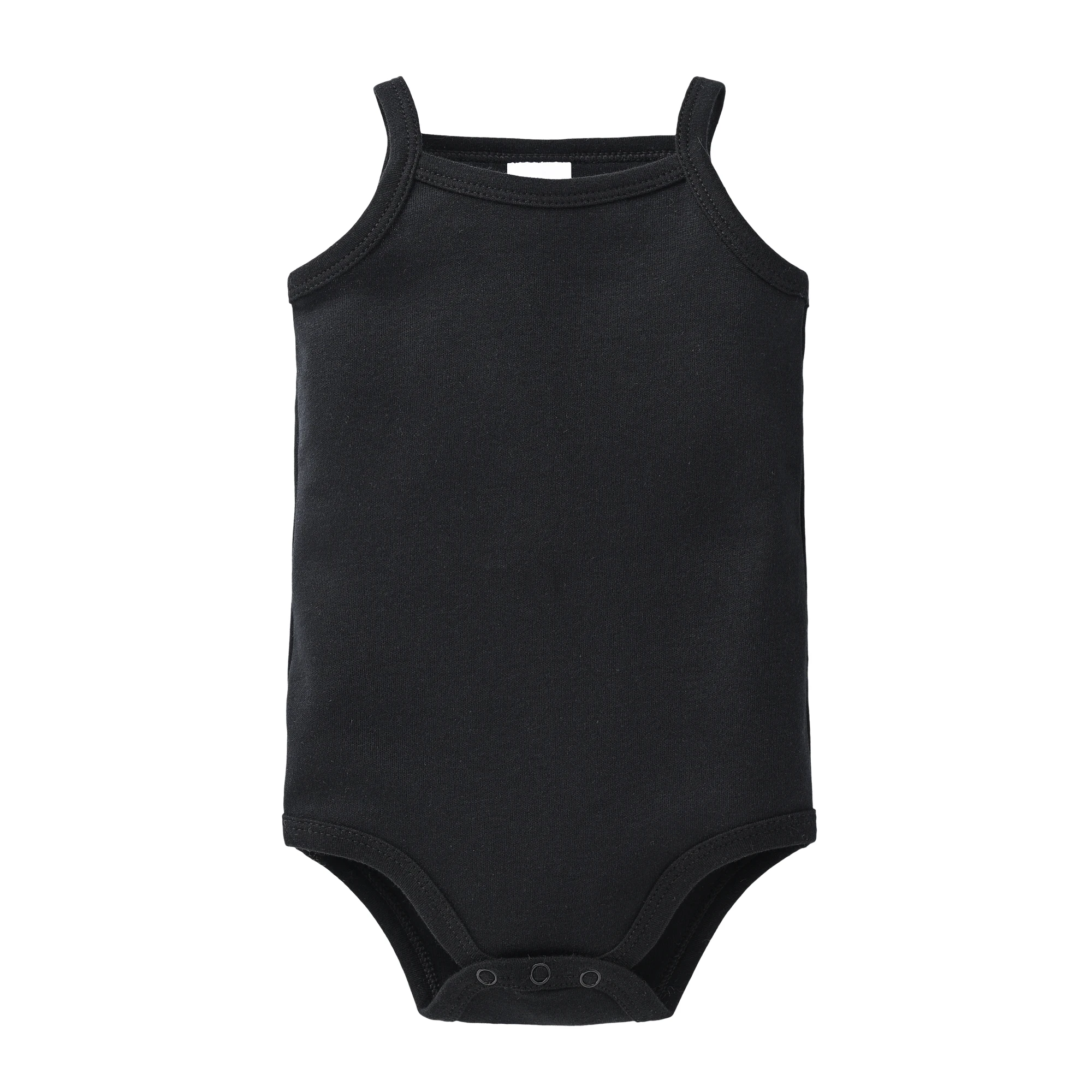 1/3/4/5/6 Stück Baby Mädchen Kleidung 100% Baumwolle Einfarbig Weiß Ärmellos Schlichte Baby Bodys Neugeborenen Strampler Einfarbig 0-24 Monate – Detail 4