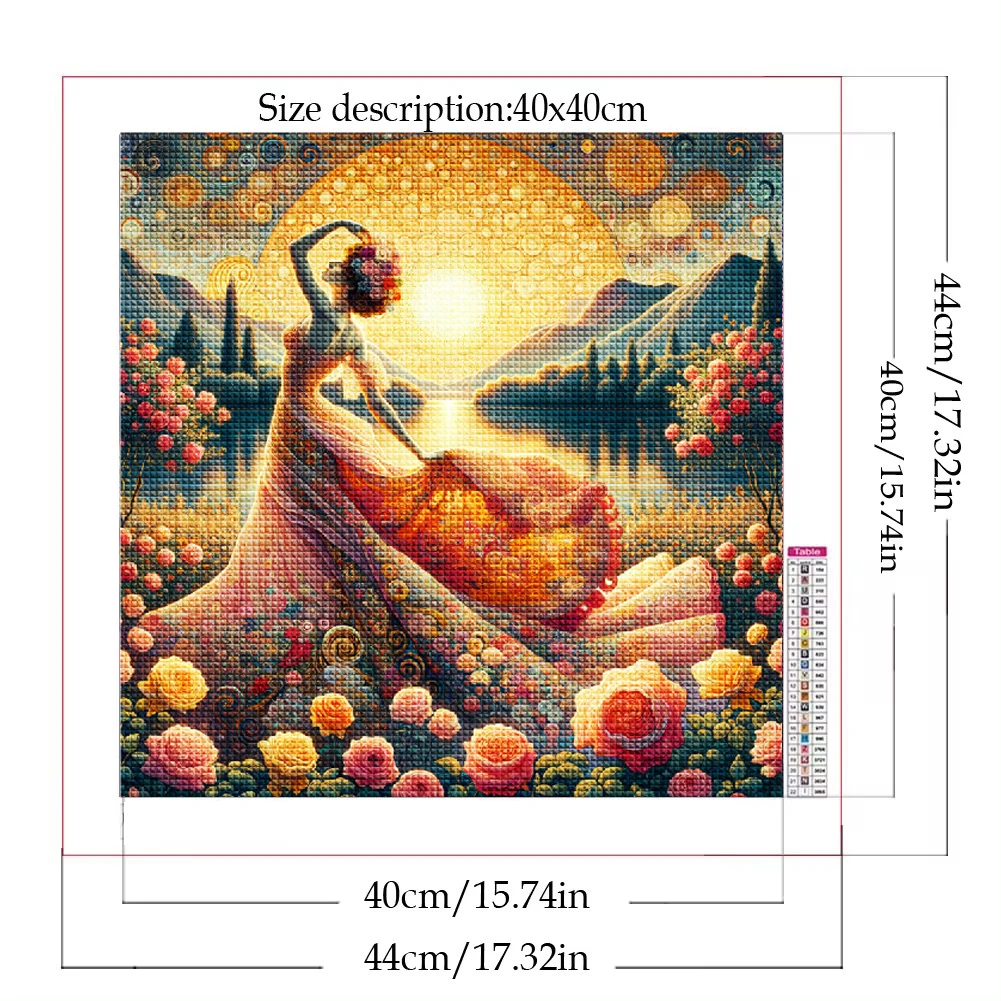 DIY Diamond Mosaic Embroidery Klimt Style With A Beautiful Woman 5d Diamond Painting Cross Stitch Kits New 2024 For Home Decor