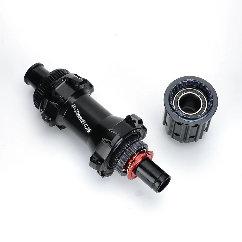 Road Bike Disc Brake Hub 24H Thru Axle Quick Release 100 135 142X12 HG XDR Campagnolo Ratchet 36T/60T 4 Sealed Bearings Hub