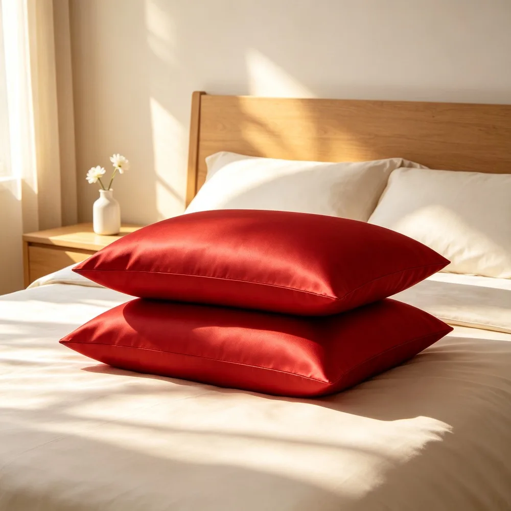 100% Natural Mulberry Silk Pillowcase Luxury 6A 22 Momme Pillow Cases Hair Skin with Hidden Zipper Pillow Cover Hidden Zipper