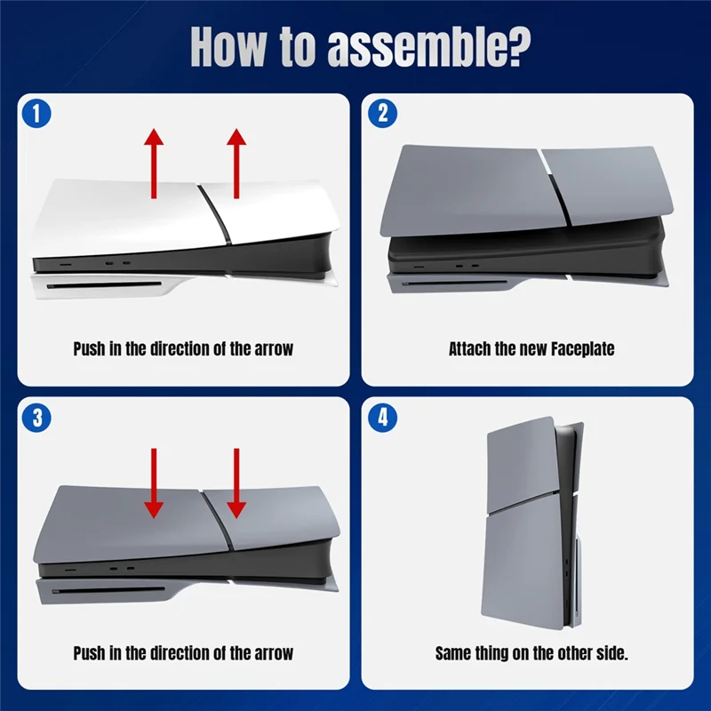 AT82-Host Shell رقيقة قذيفة سهلة التركيب عالية الجودة لعبة وحدة التحكم استبدال شل