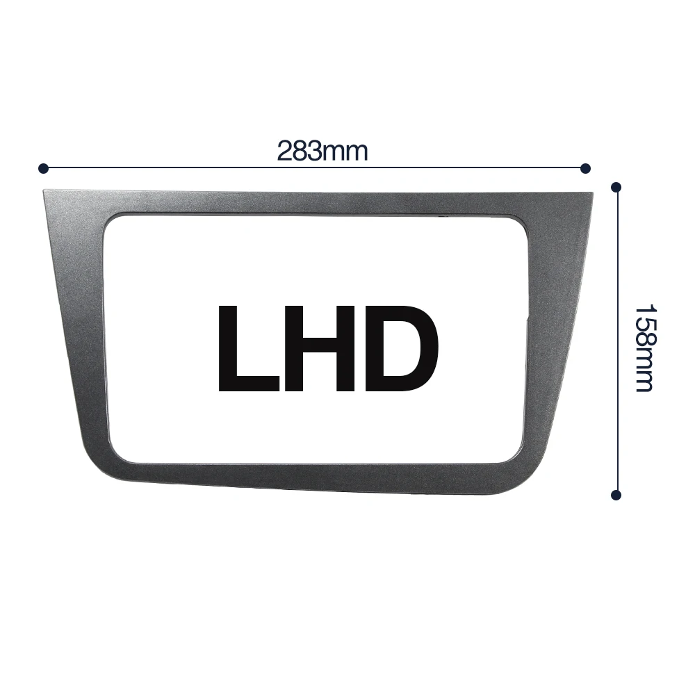 Cadre d'autoradio pour Seat Altea, panneau stéréo LHD/RHD, cadre de montage du tableau de bord, lunette pour radio 7 ", 2004", 2015-2004, 1870, 2009-8/9