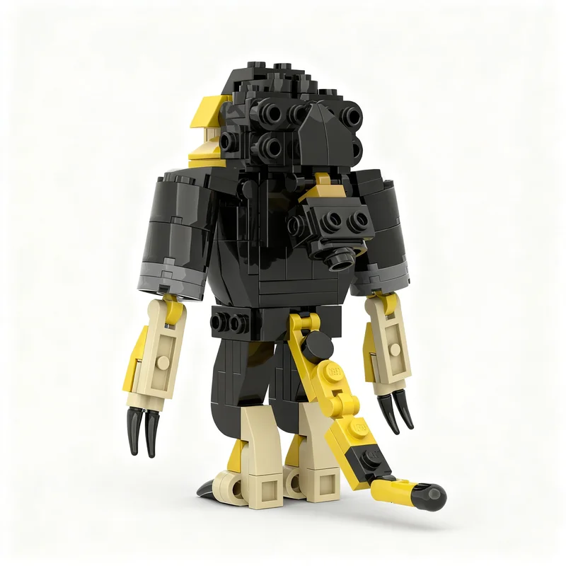 167 Pezzi MOC Rob Lucci One Piece, Blocchi da Costruzione, Regalo di Natale, Gioco Educativo Creativo Fai-da-Te