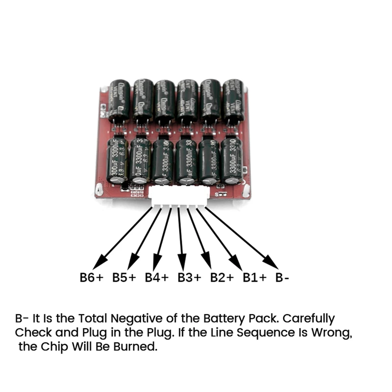 3A Whole Group Balancer Active Lithium Li-Ion Lifepo4 Battery Equalizer Energy Transfer Capacitor BMS Board