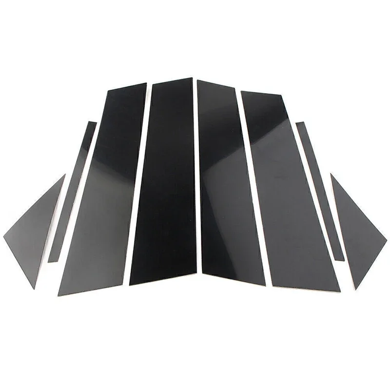 Fit For Mazda 3 Axela Sedan 2019 2020 2021 2022 2023 Glossy Black Pillar Post Window Door Cover Column B C Trim Sticker Set view 2