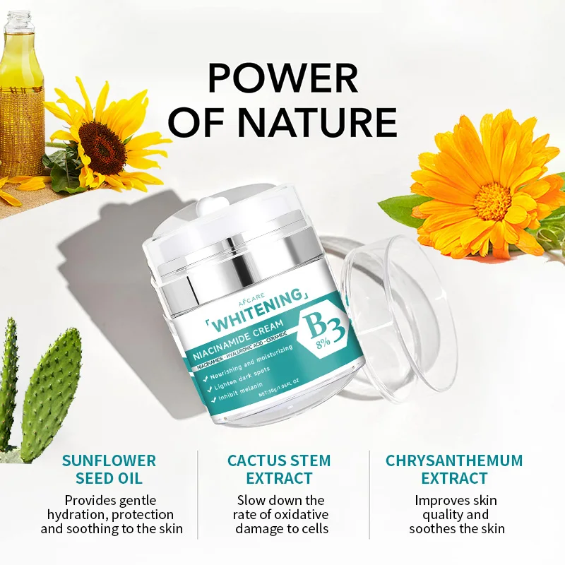 تبييض النياسيناميد كريم وجه كريم مرطب كريم وجه تحسين البشرة الجافة والخشنة مستحضرات التجميل الكورية كريم وجه العناية بالبشرة