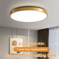 Dustproof LED Ceiling Light 220V  Waterproof Ultra-thin Ceiling Lamp 18w 30w 40w For Living Room Decor Bathroom Lighting fixture