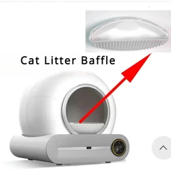 Automatic Cat Litter Box Accessories Litter Baffle Sand Barrier Rubbish Bag Bin Door Pad Smart Cat Litter Tray Accessories