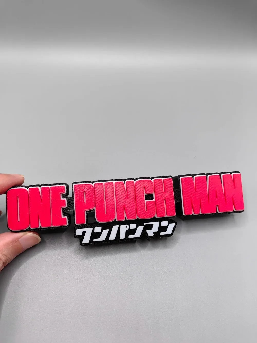 Anime One Punch Man modelo 3d muñeca cartelera soporte muñeca para figura Saitama vitrina accesorio Cosplay exposición ornamento juguete